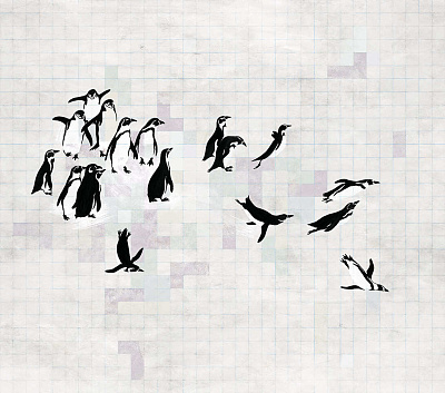 Фотообои PINGUINE 1, LOFT, Factura