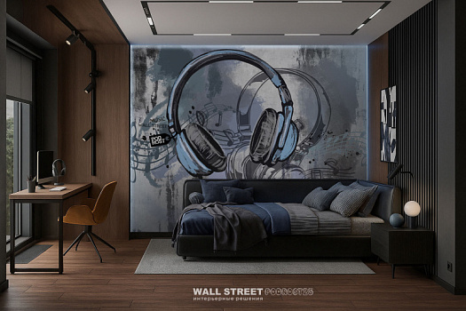 Фотообои в интерьере артикул Podrost-25: 1, PODROST 25, Wall street Фотообои в интерьере артикул Podrost-25: 1, PODROST 25, Wall street