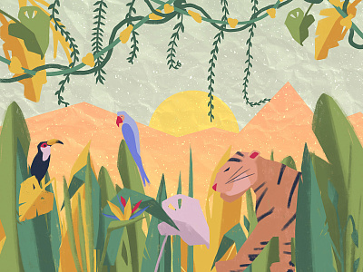Фотообои Jungle 1, JUNGLE, Wall street Фотообои Jungle 1, JUNGLE, Wall street